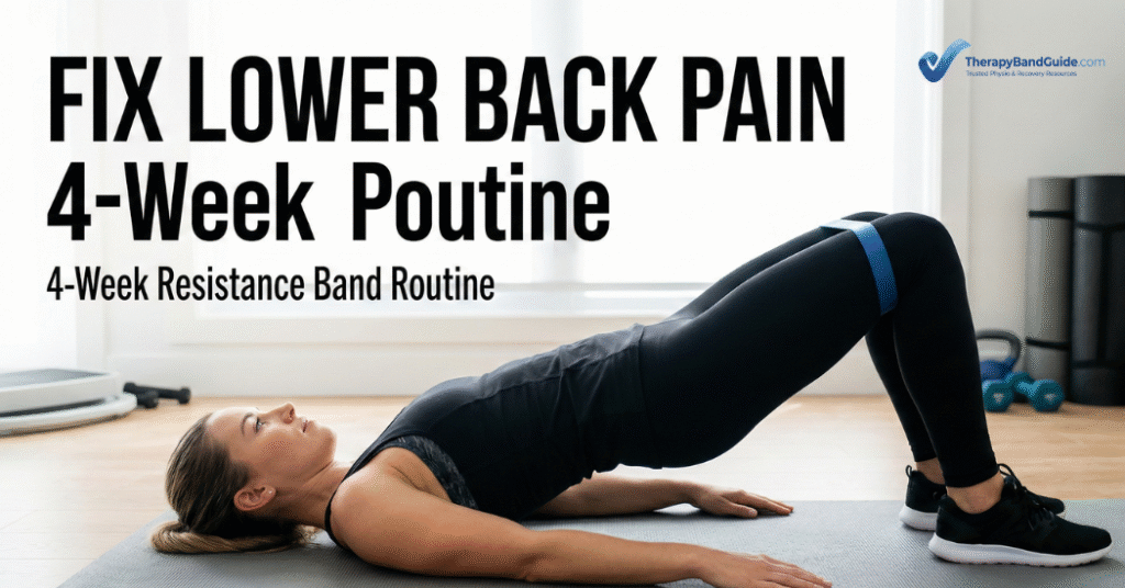 resistance band exercises for lower back pain